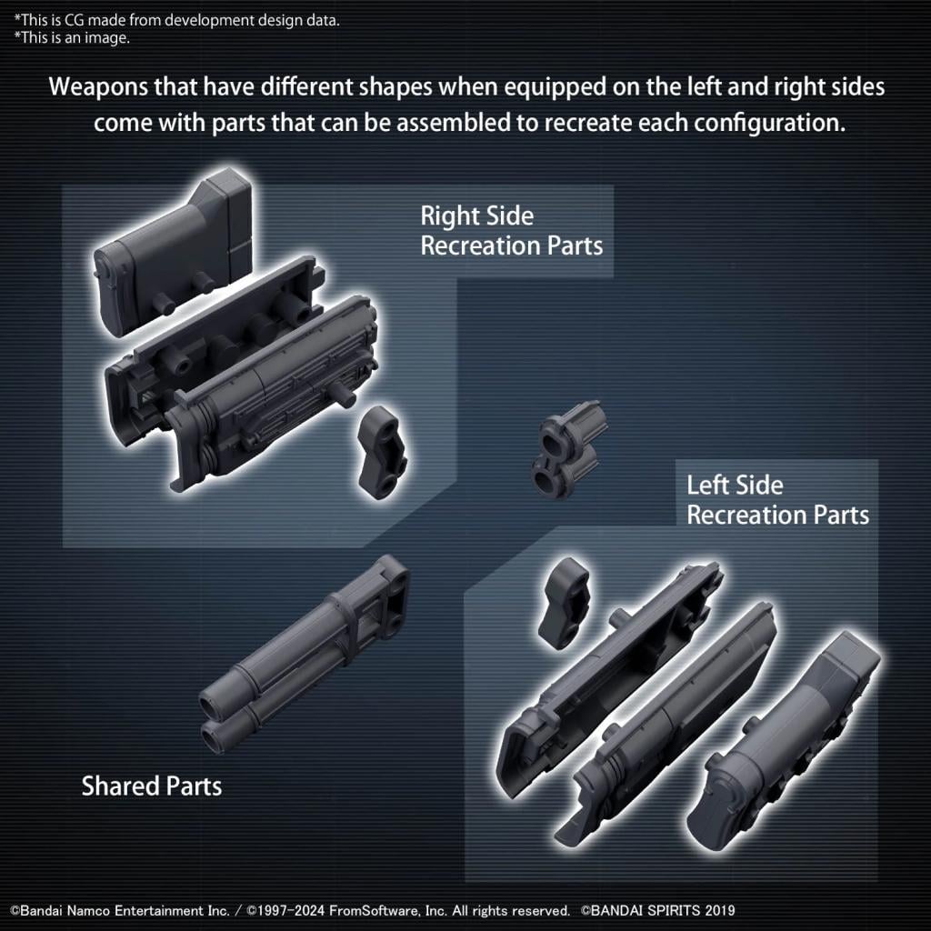 30MM - Option parts set Armored Core VI Weapon set 02 - Model Kit - 4