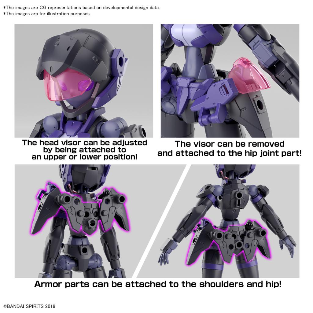 30MM - 1/144 EXM-H15E Acerby (Type-E) - Model Kit - 5