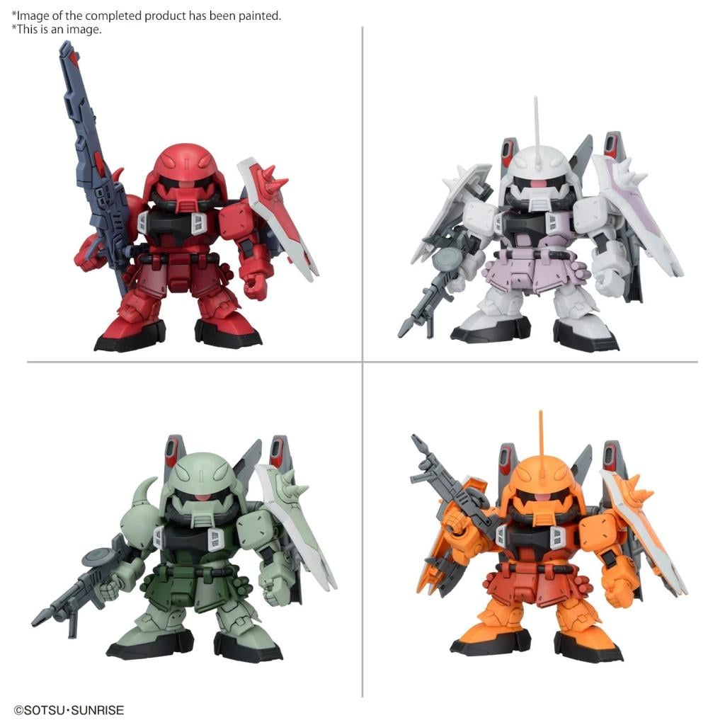 GUNDAM - BB Senshi ZGMF Zaku Series Set - Model Kit - 2