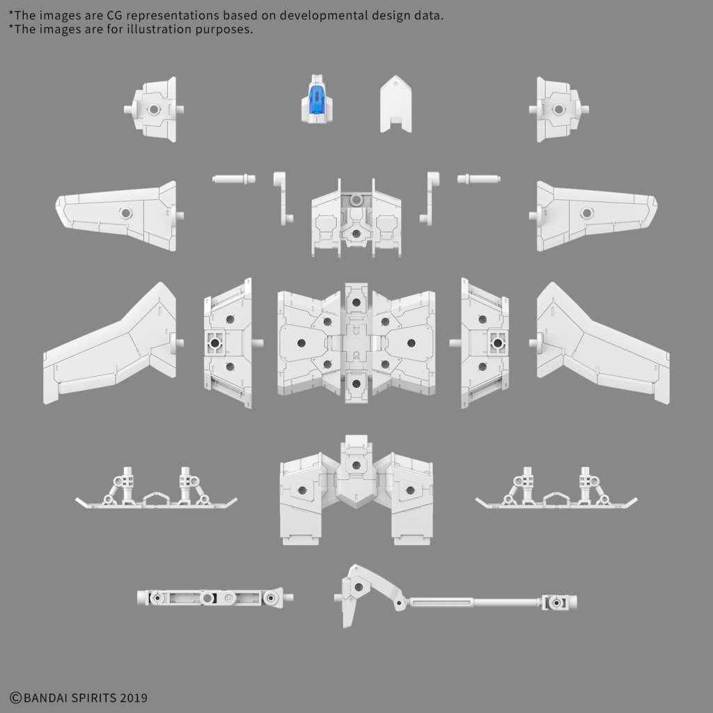 GUNDAM - 30MM 1/144 Extended Armament Vehicle - Model Kit - 5