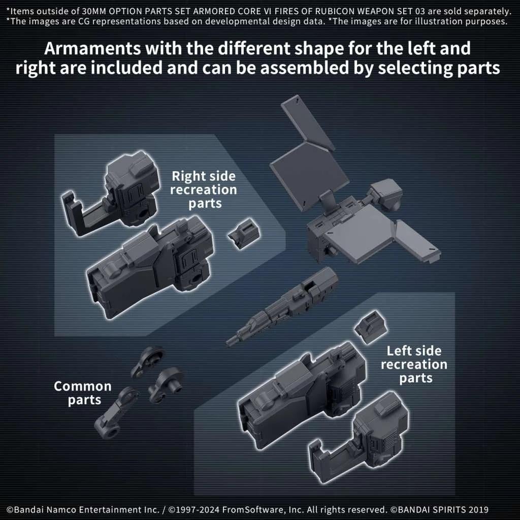 GUNDAM - 30MM OPTION PARTS SET ARMORED CORE - Model Kit - 3