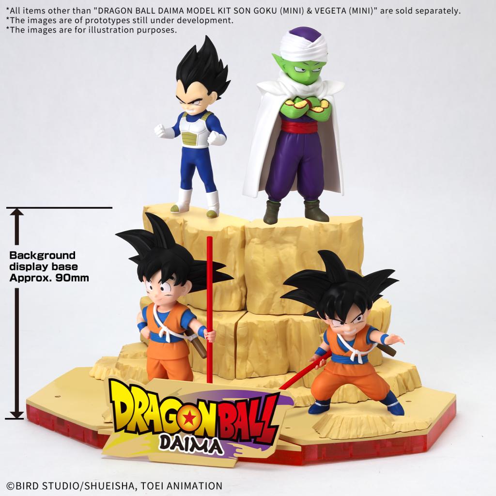 DRAGON BALL DAIMA - Son Goku (Mini) & Vegeta (Mini)  - Model Kit - 5