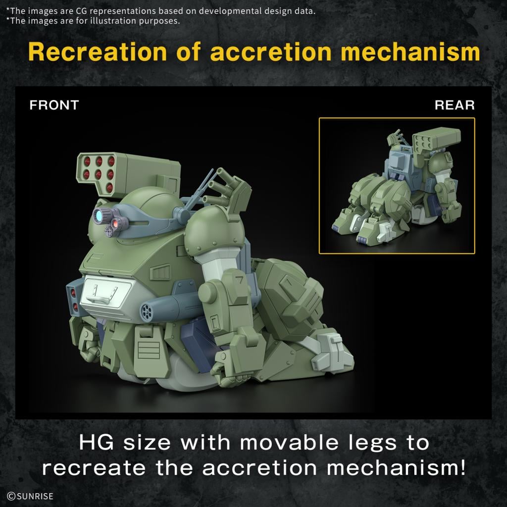 VOTOMS - HG Scopedog Turbo Custom - Model Kit - 5