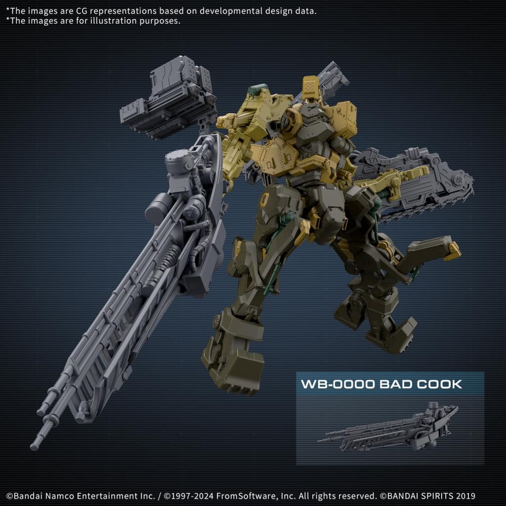 ARMORED CORE VI - CC-3000 Wrecker Milk Tooth - Model Kit - 4