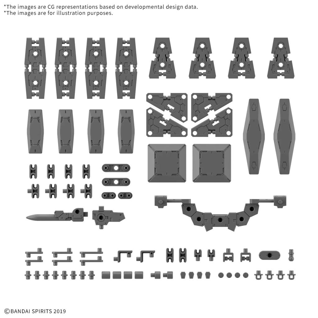 30MM - 1/144 Option parts set 19 (Multi Shield) - Model Kit - 2