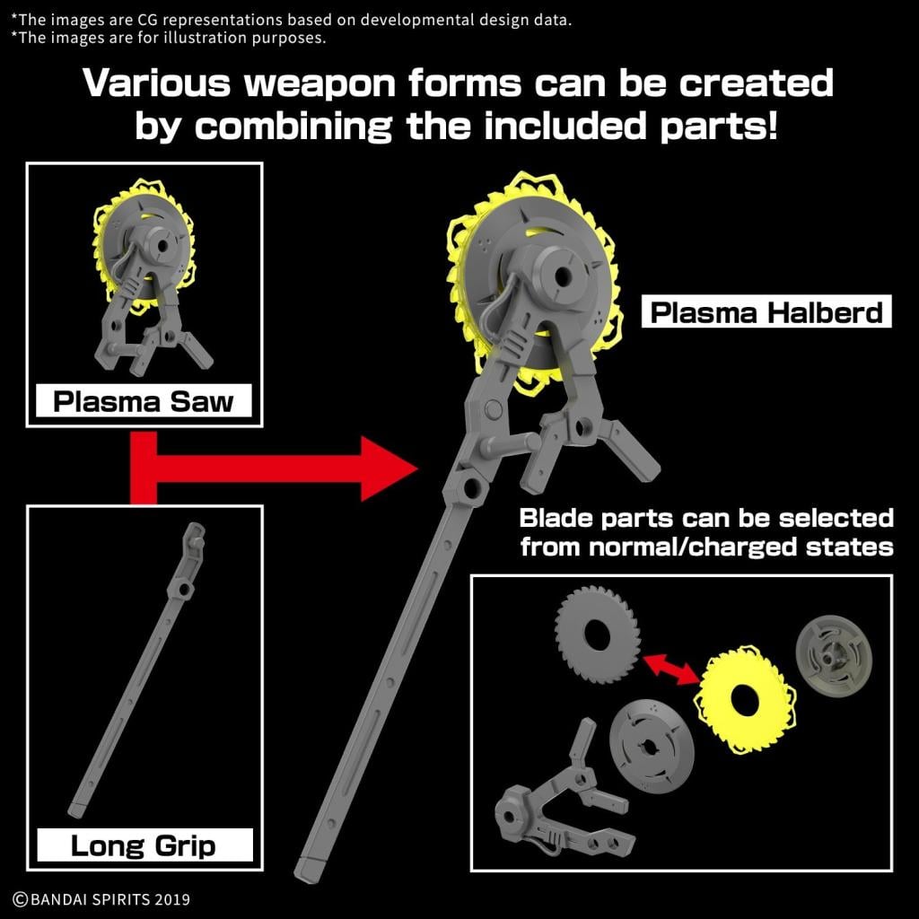 30MM - Customize Weapons (Plasma Weapon) - Model Kit - 3