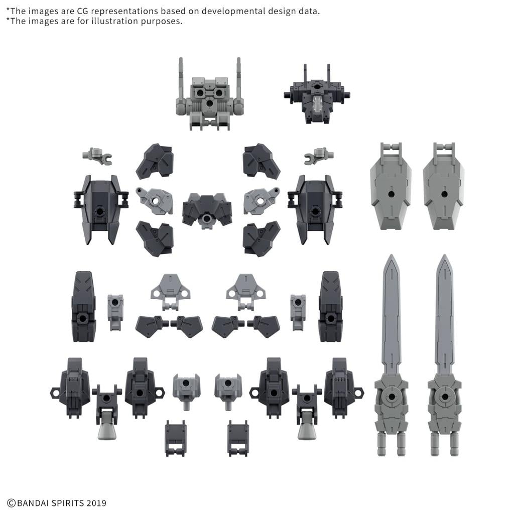 30MM - 1/144 Option Parts Set 20 (Full armor unit 1) - Model Kit - 2