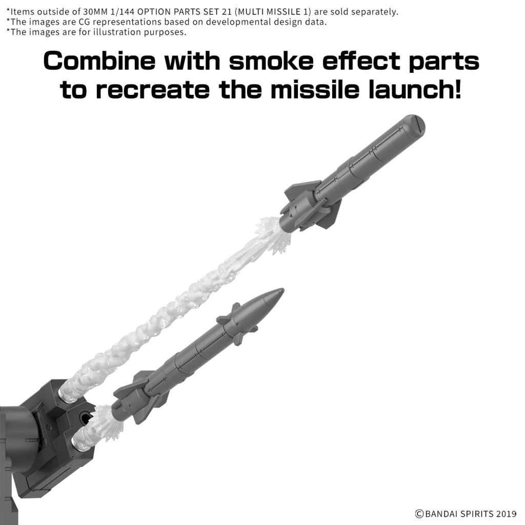 30MM - 1/144 Option Parts set 21 (Multi missile 1) - Model Kit - 4