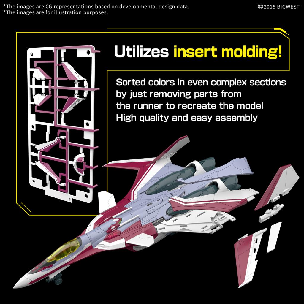 MACROSS - HG 1/100 VF-31C Siegfried (Farina Jenius) - Model Kit - 4