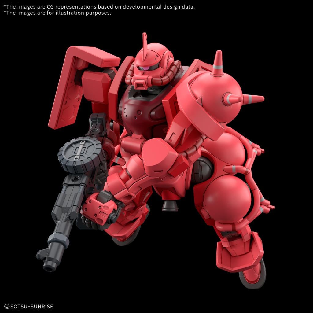 GUNDAM - HG 1/144 Char's Zaku (GQ) - Model Kit - 3