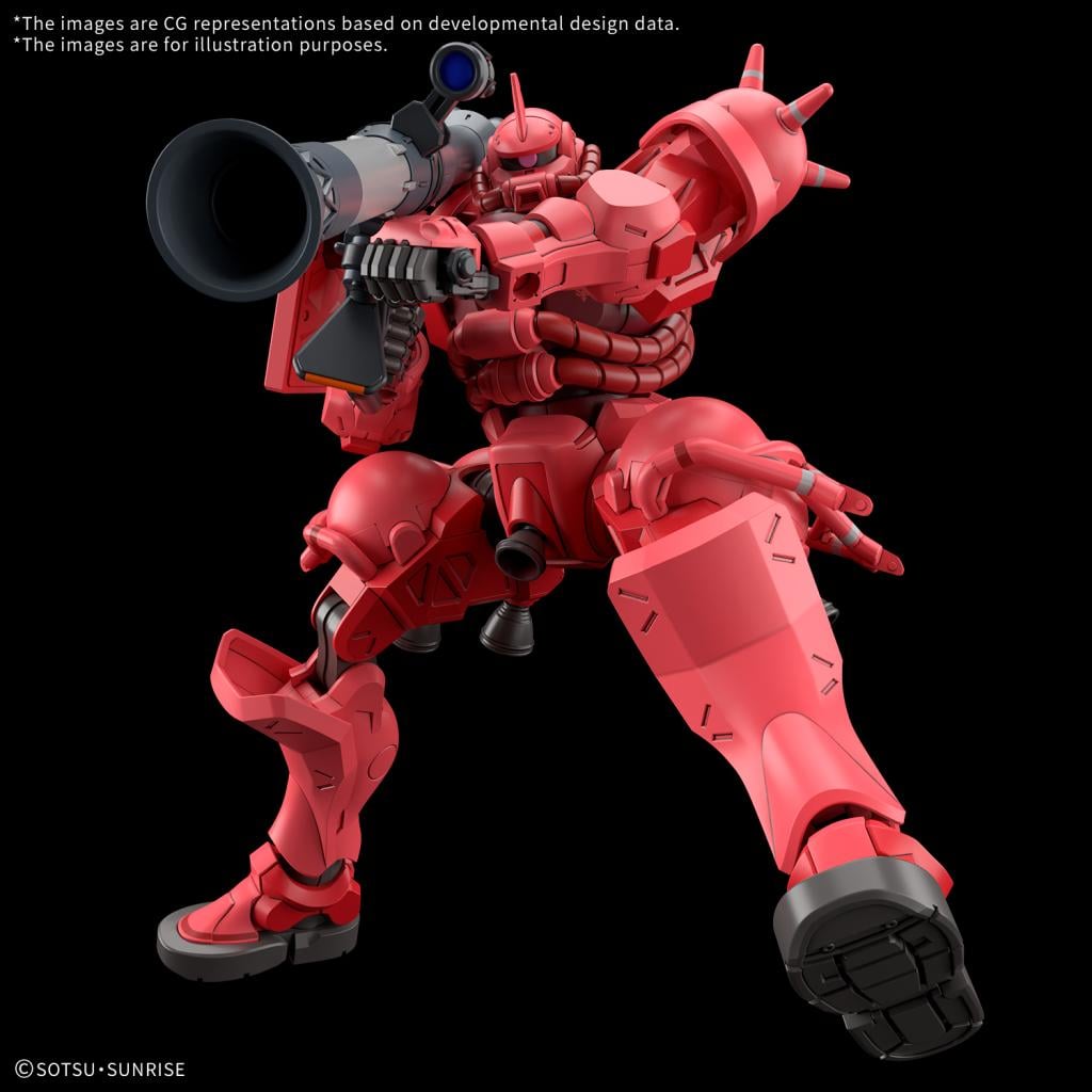 GUNDAM - HG 1/144 Char's Zaku (GQ) - Model Kit - 4