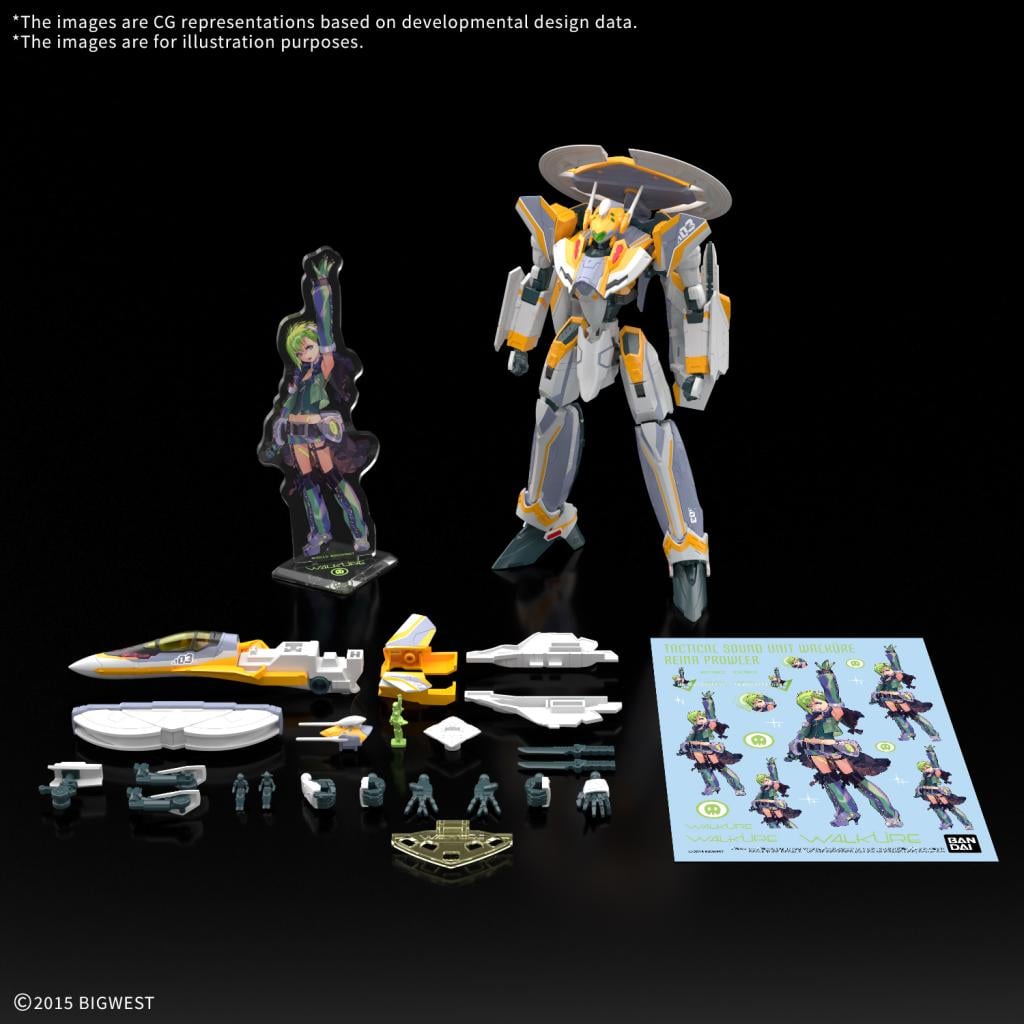 MACROSS - HG 1/100 VF-31E Siegfried Deluxe Set - Model Kit - 2