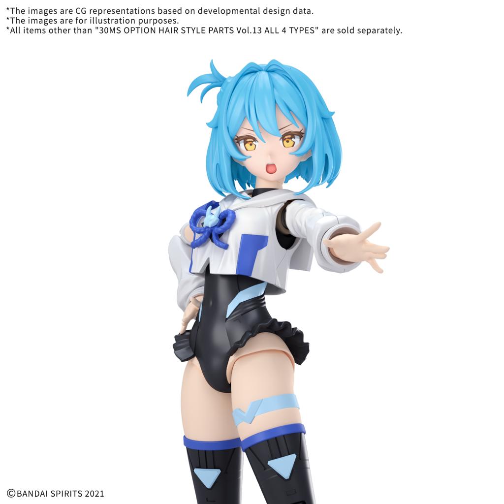 30MS - Option Hair Style Parts Vol. 13 All 4 Types - Model Kit - 4