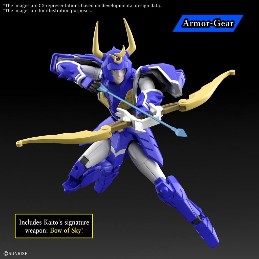 SAMURAI TROOPER - 30MF Yoroi-Shinden Samurai Troopers Sky - Model Kit - 4