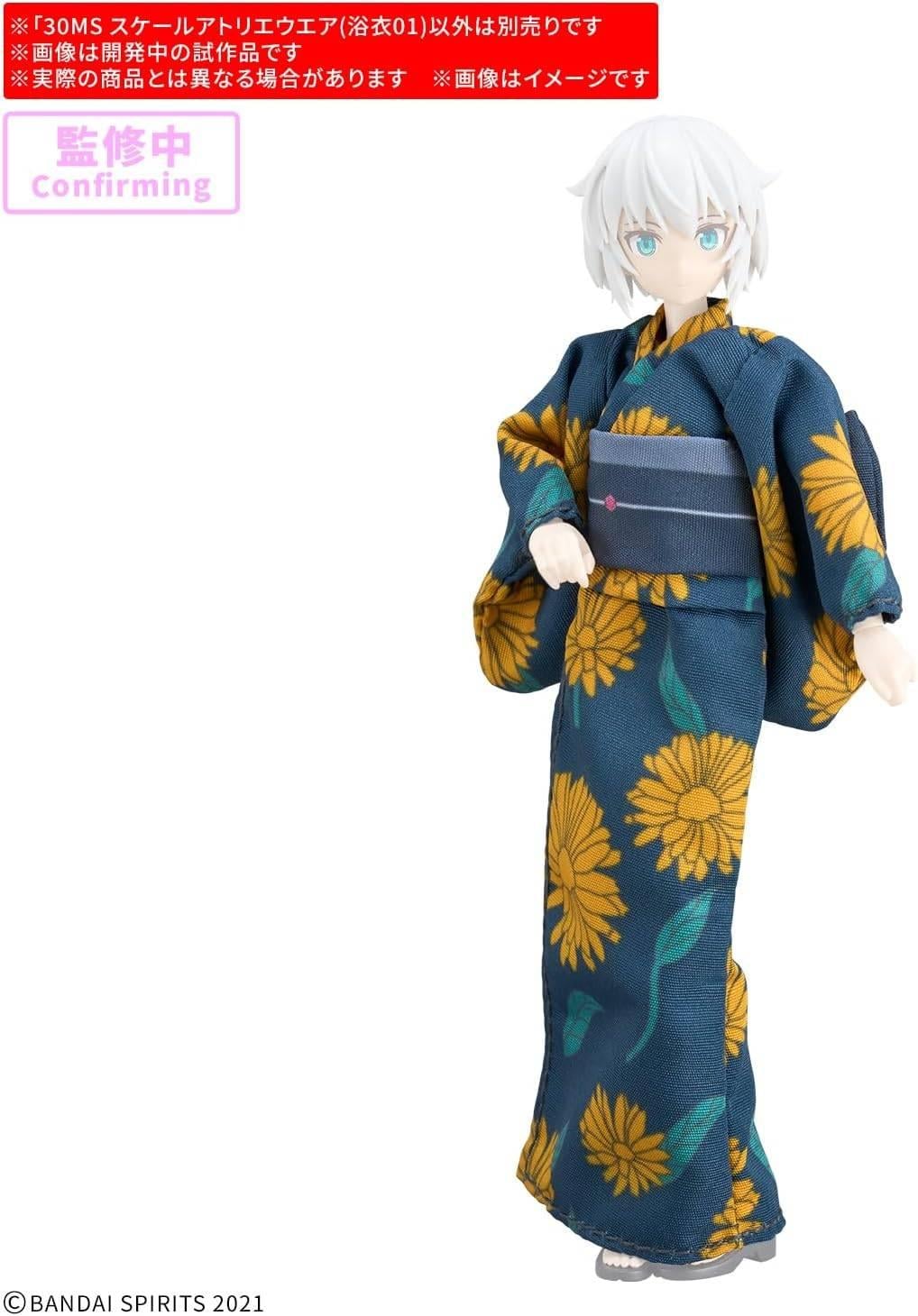 GUNDAM - 30MS SCALE ATELIER WEAR (YUKATA 01) - Model Kit - 2