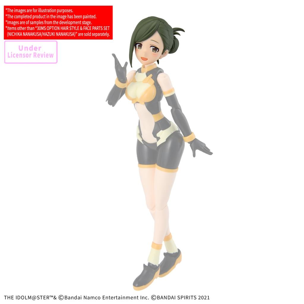 30MS -Option Hair Style & Face Parts Set (Nichika / Hazuki) -Model Kit - 4