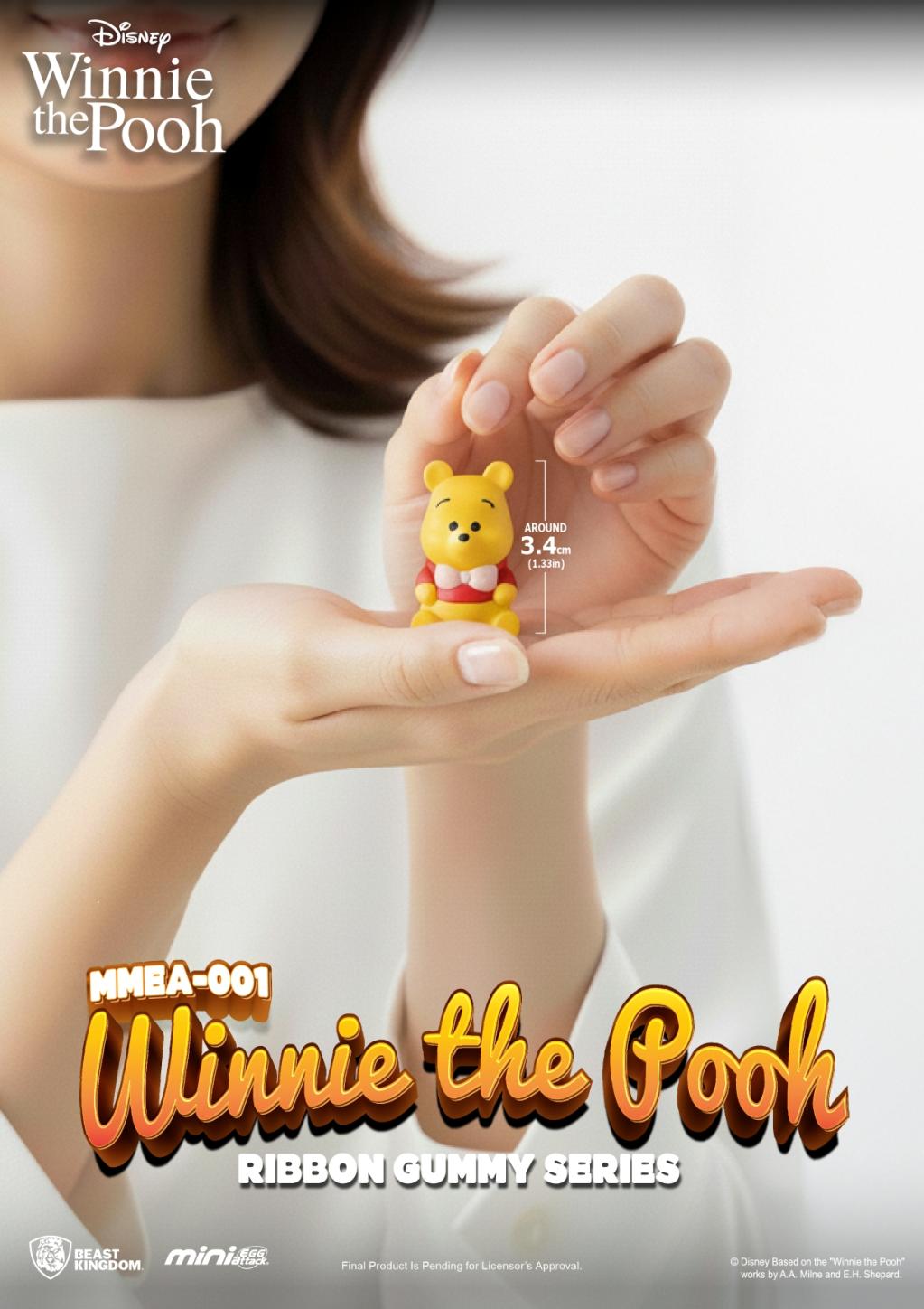 WINNIE L'OURSON - Ribbon Gummy Series -Set 24 Figurine Blind Box 3.5cm - 5
