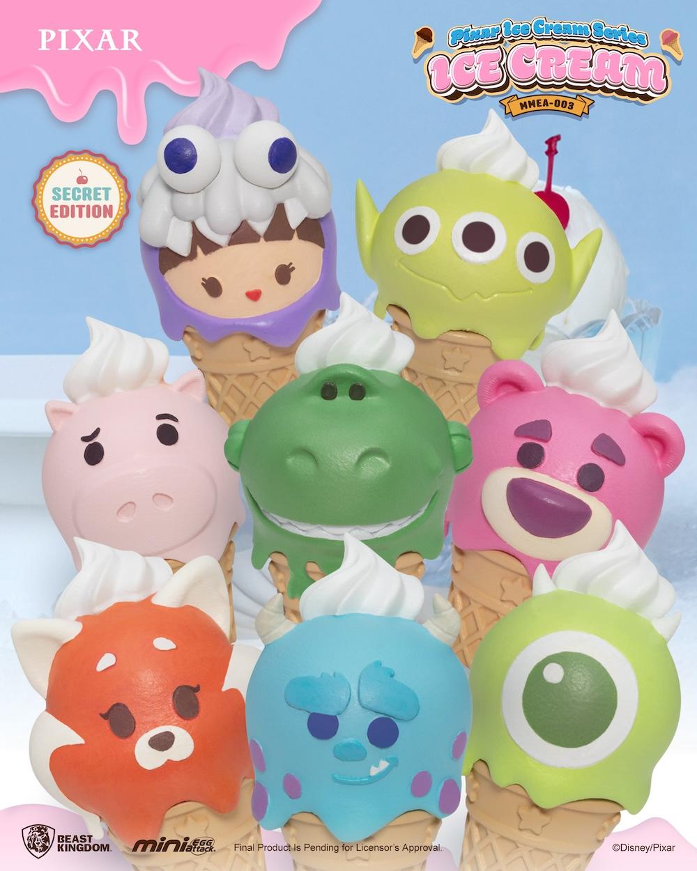 DISNEY - Pixar Ice Cream Series - Blind Box Set 24 Figure 3.5cm - 2