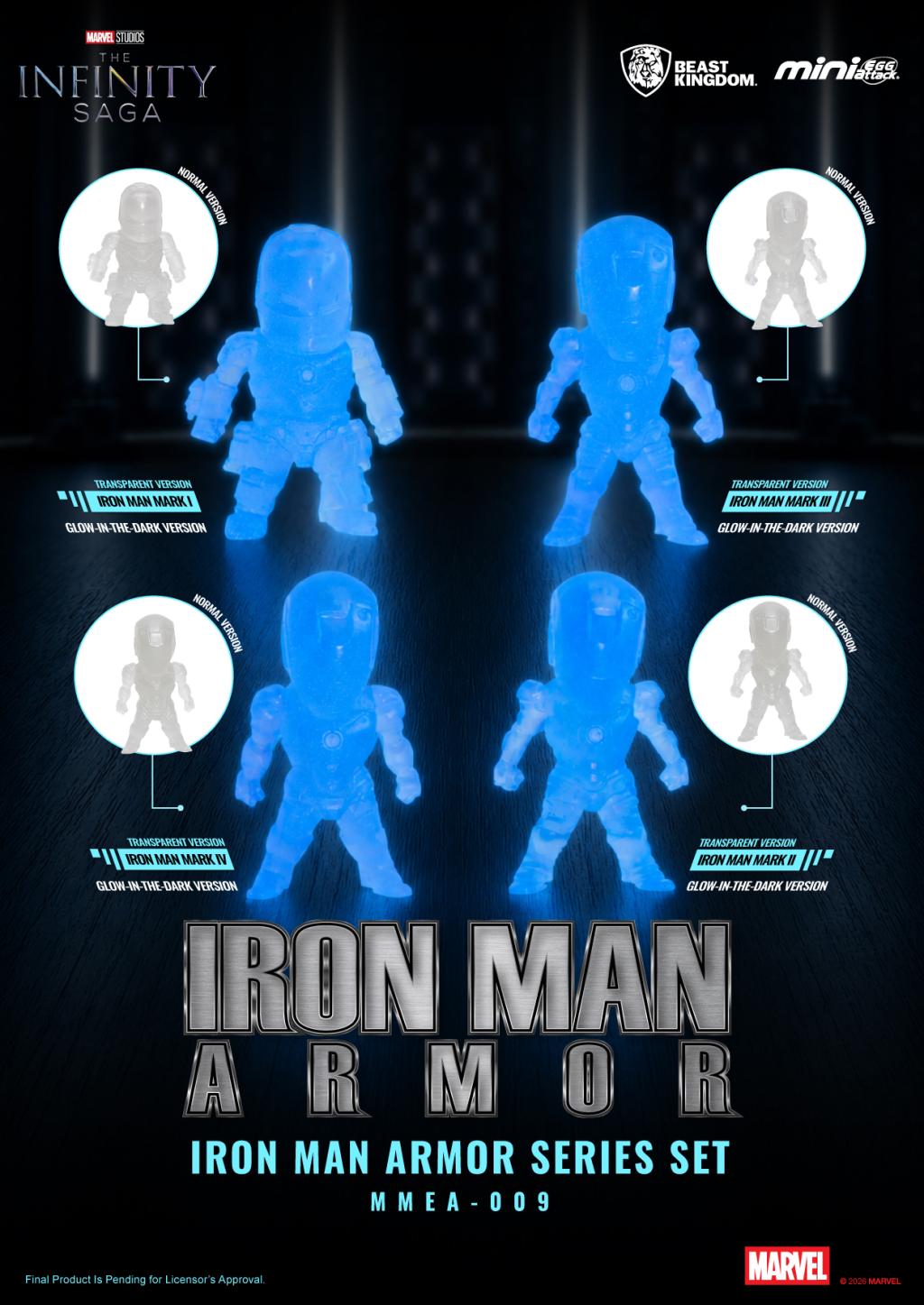 IRON MAN - Armor Series - Blind Box Set 12 Figurine 5.1cm - 3