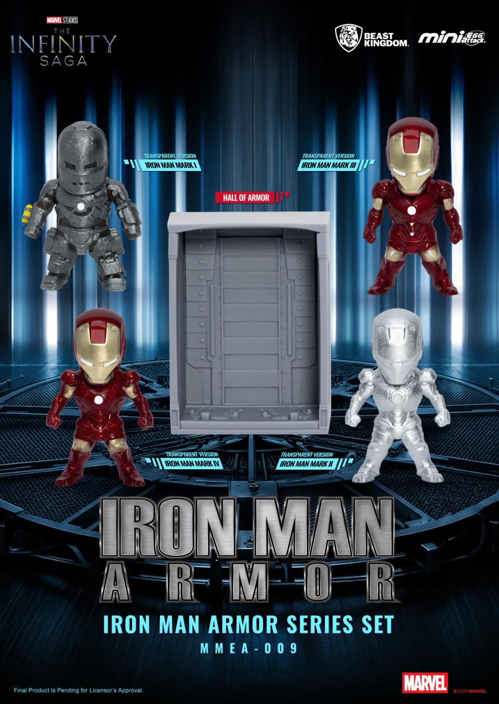 IRON MAN - Armor Series - Blind Box Set 12 Figurine 5.1cm - 4