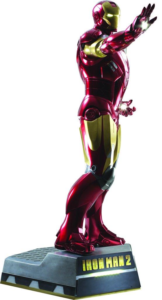 MARVEL Iron Man 2 Clean Version LifeSized Statue With LED 218cm