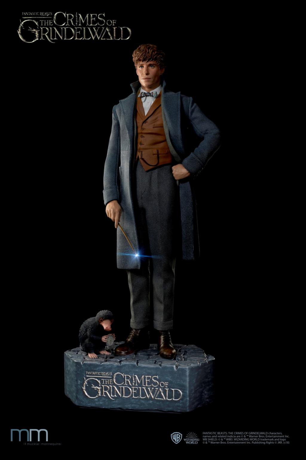 FANTASTIC BEASTS - Newt with Niffler Life-Sized Statue - 220cm - 2