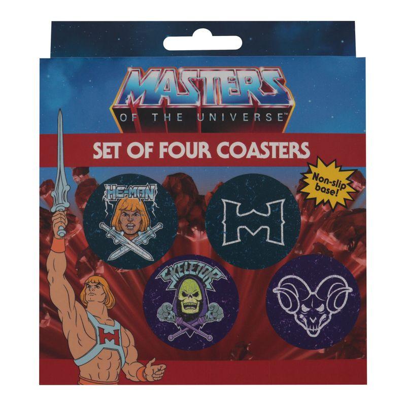 MASTERS OF THE UNIVERSE - 4 Embossed Metal Coasters - 2