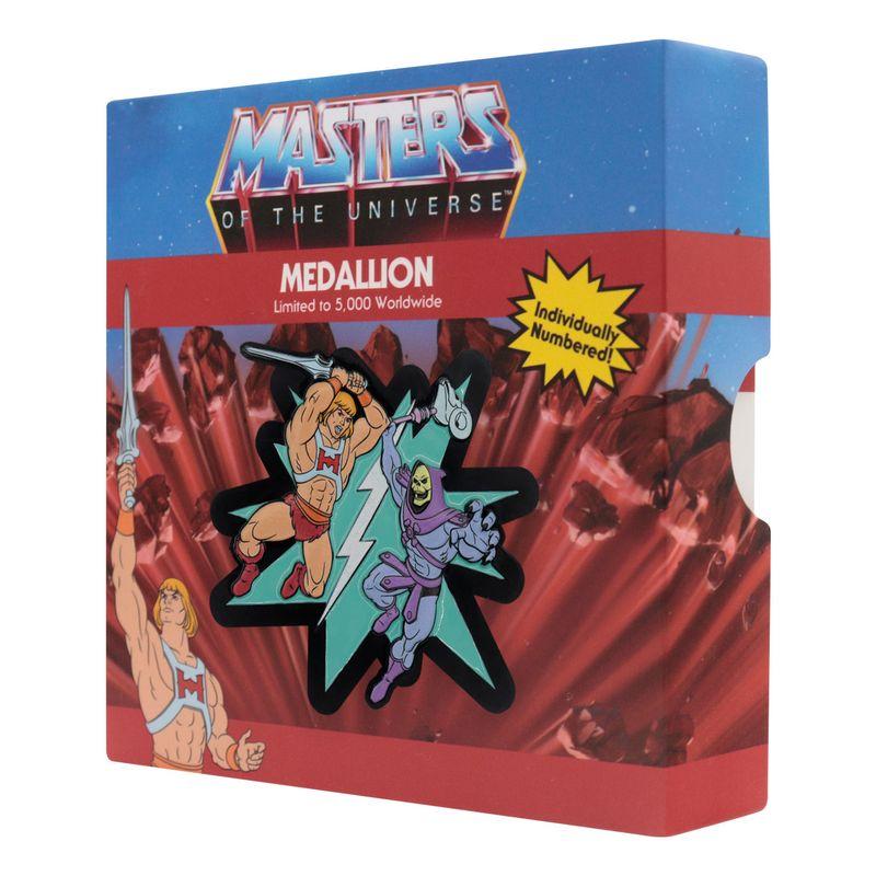 LES MAITRES DE L'UNIVERS - Musclor Skeletor -Médaillon Edition Limitée - 4