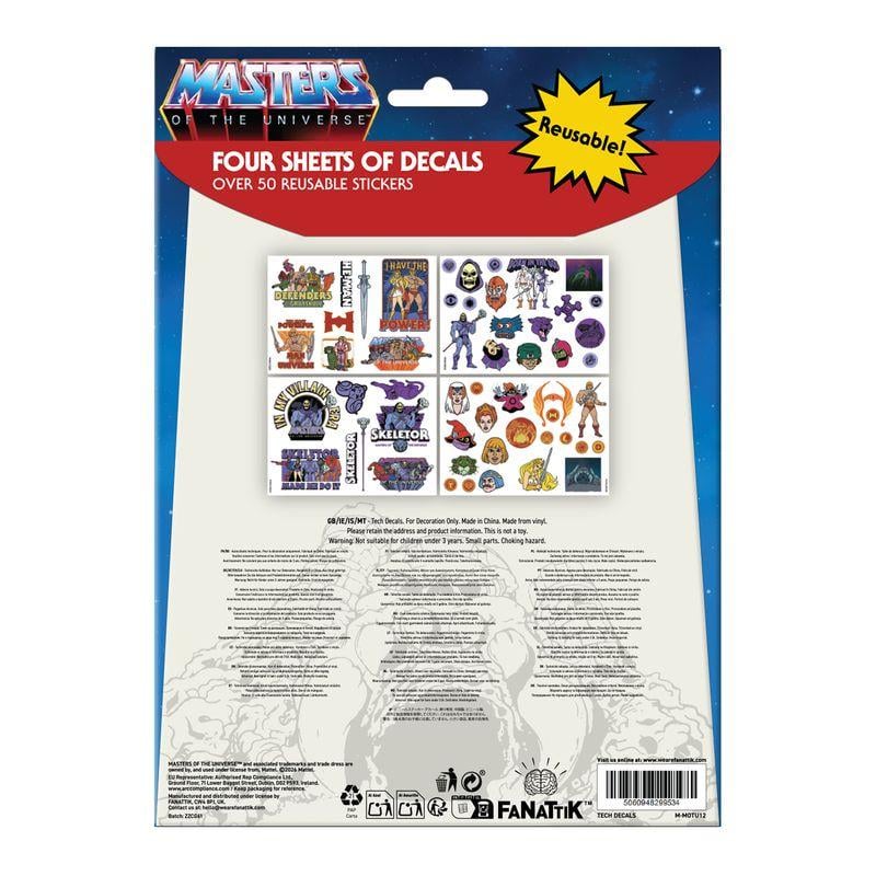 MASTERS OF THE UNIVERSE - Set of tech decals - 3