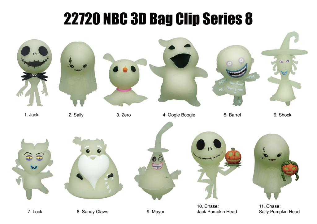 NBX - Series 8 - 3D Foam Bag Clip (Display 24 Pcs) - 2