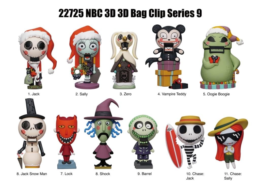 NBX - Series 9 - 3D Foam Bag Clip (Display 24 Pcs) - 2