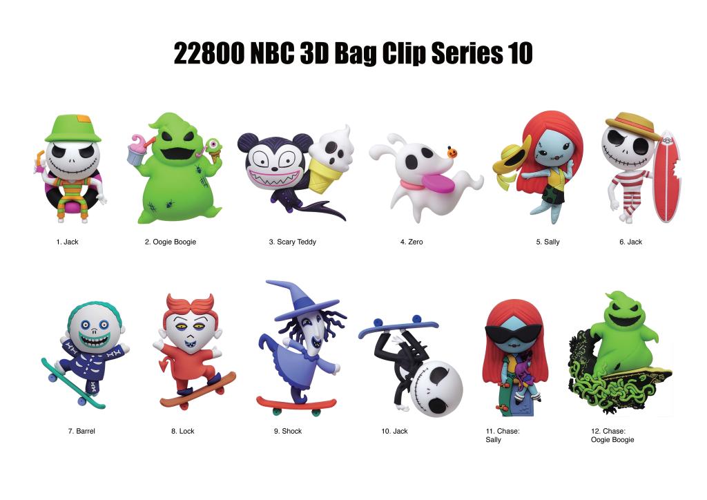NBX - Series 10 - 3D Foam Bag Clip (Display 24 Pcs) - 2