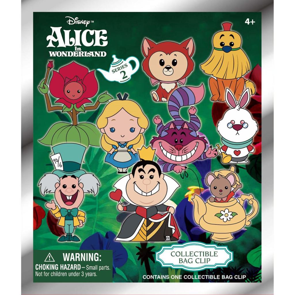 ALICE AU PAYS DES ... - Series 2 - 3D Foam Bag Clip (Display 24 Pcs) - 3