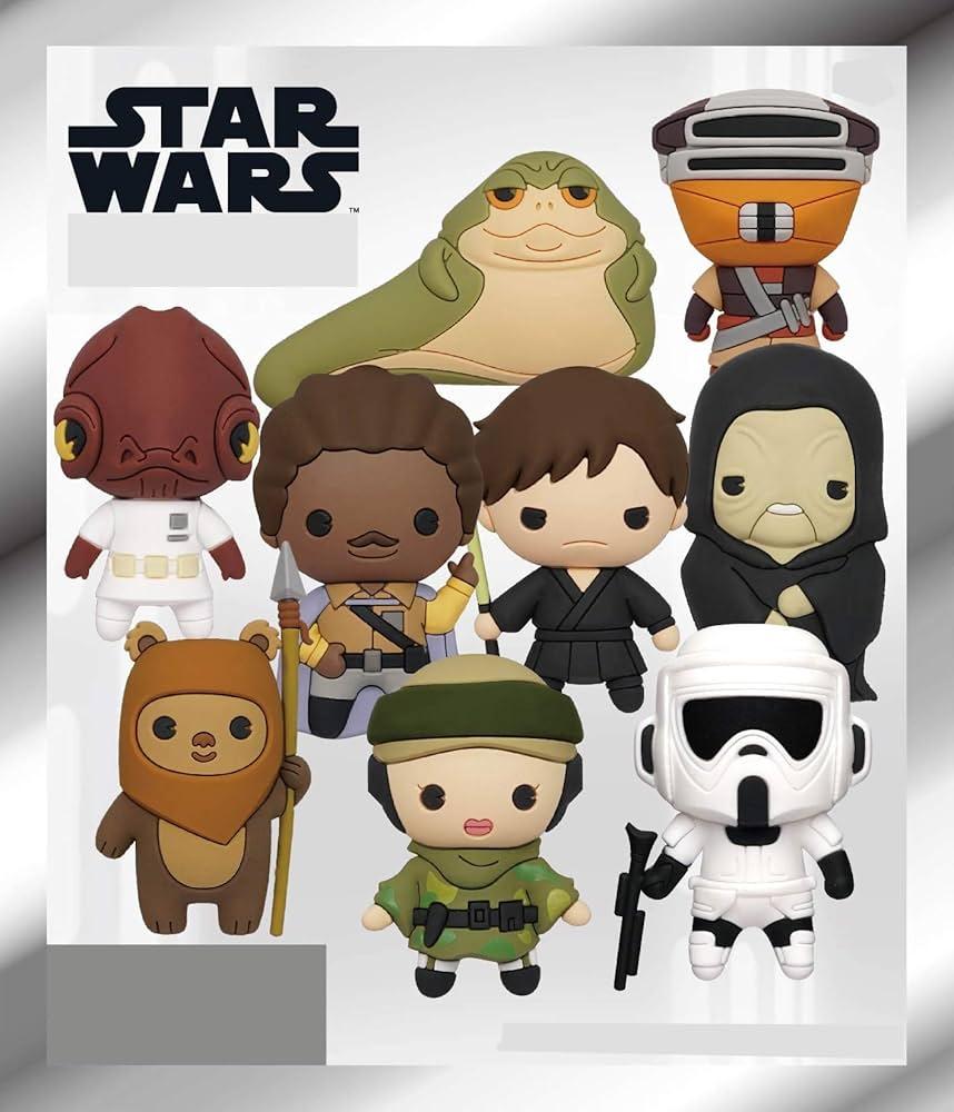 STAR WARS -  Le Retour du Jedi - 3D Foam Bag Clip (Display 24 Pcs) - 3