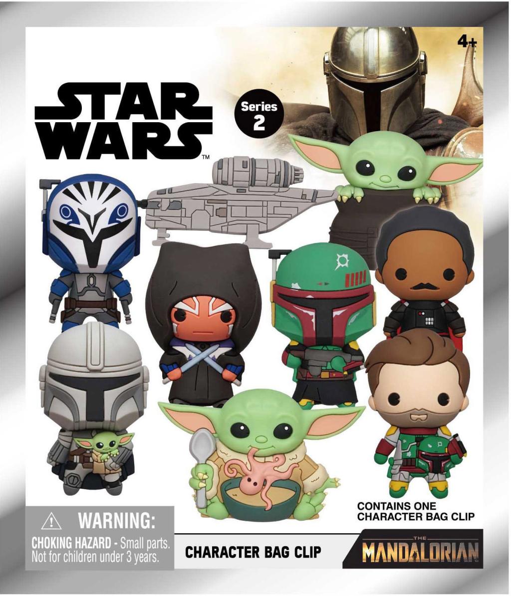 STAR WARS - Mandalorian Series 2 - 3D Foam Bag Clip (Display 24 Pcs) - 3
