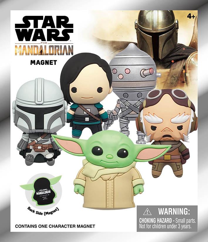 MANDALORIAN - Serie 1 -3D Foam Magnets in blind bags (Display 12 Pcs) - 3