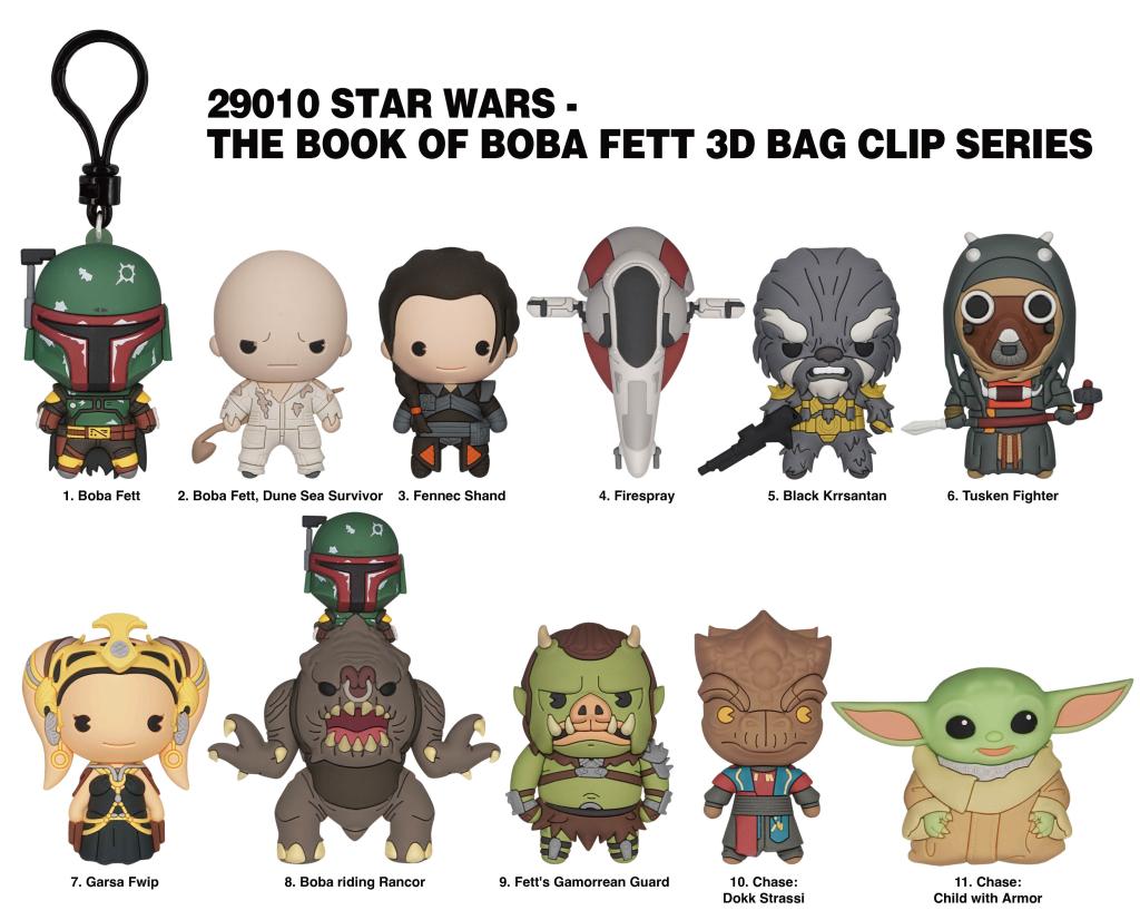 LE LIVRE DE BOBA FETT - Series 1 - 3D Foam Bag Clip (Display 24 Pcs) - 2