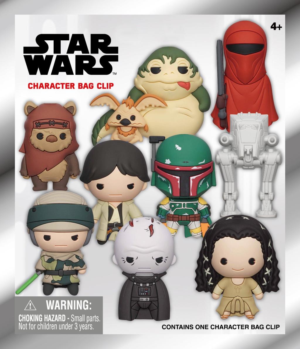 STAR WARS - Le Retour du Jedi - 3D Foam Bag Clip (Display 24 Pcs) - 3