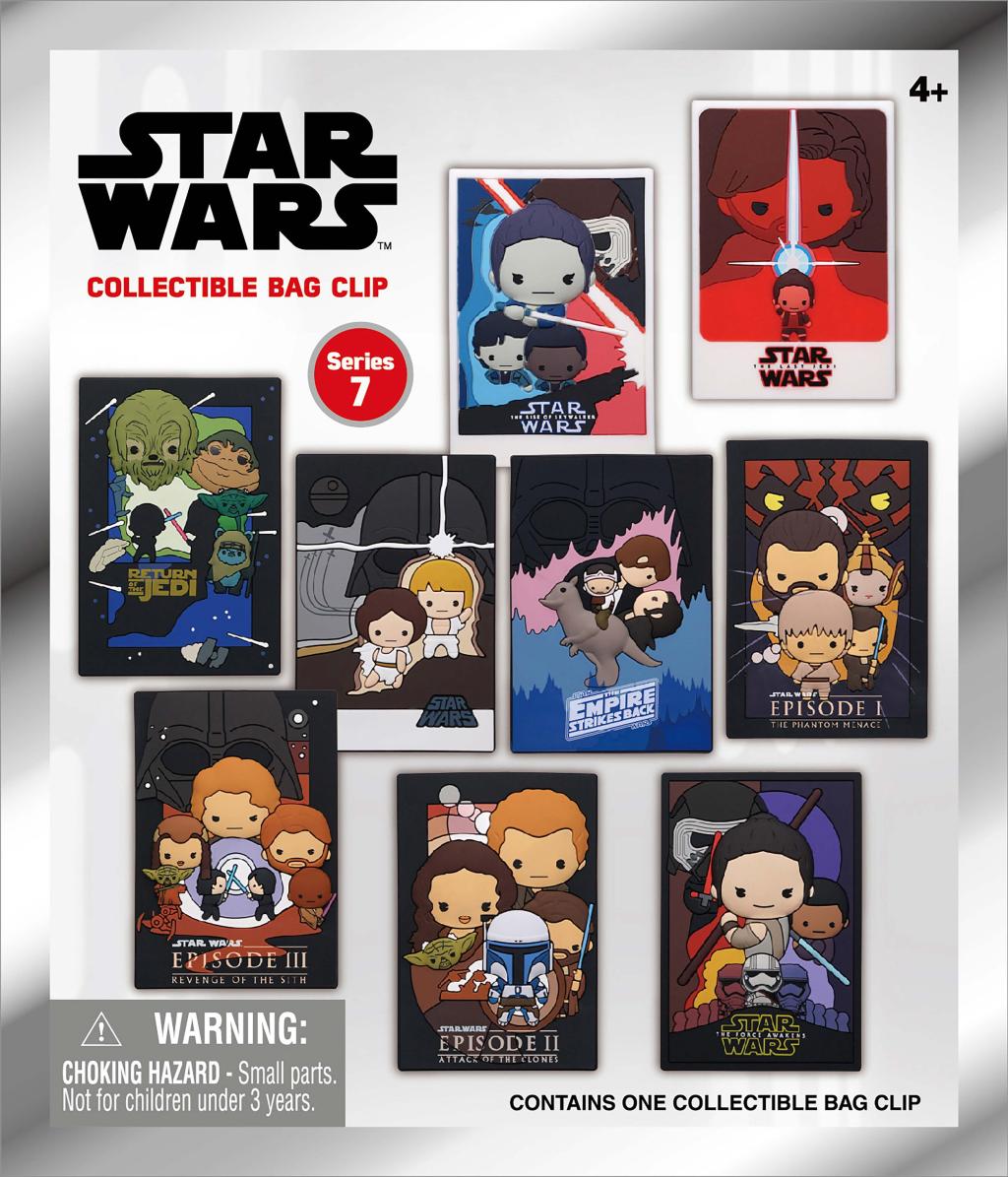 STAR WARS - Series 7 - 3D Foam Bag Clip (Display 24 Pcs) - 3