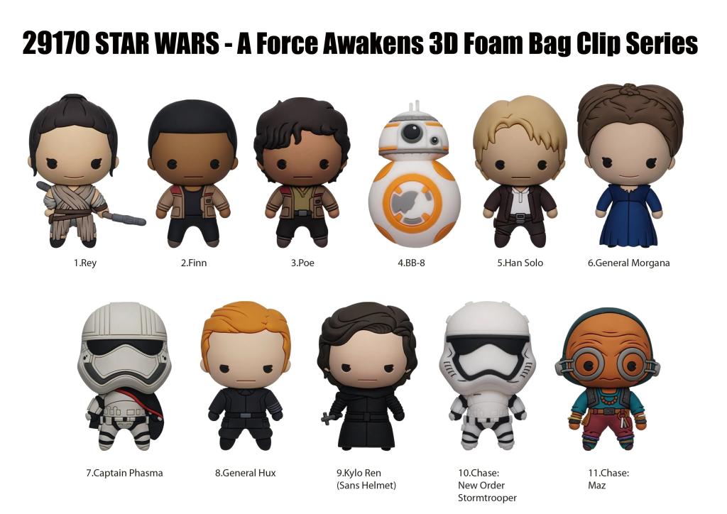 STAR WARS - 3D Foam Bag Clip (Display 24 Pcs) - 2
