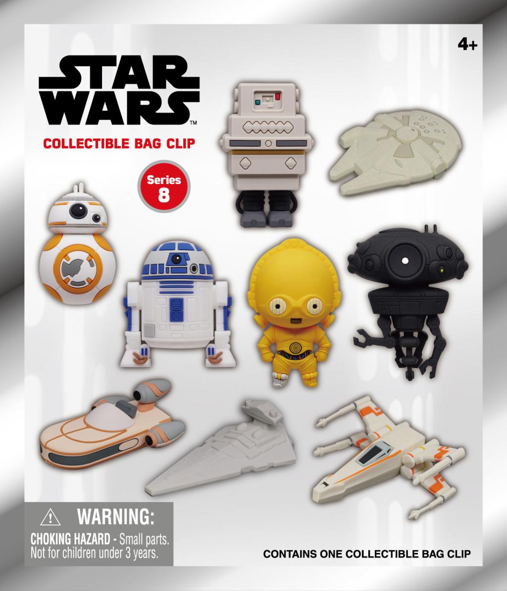 STAR WARS - Power of Force - 3D Foam Bag Clip (Display 24 Pcs) - 3