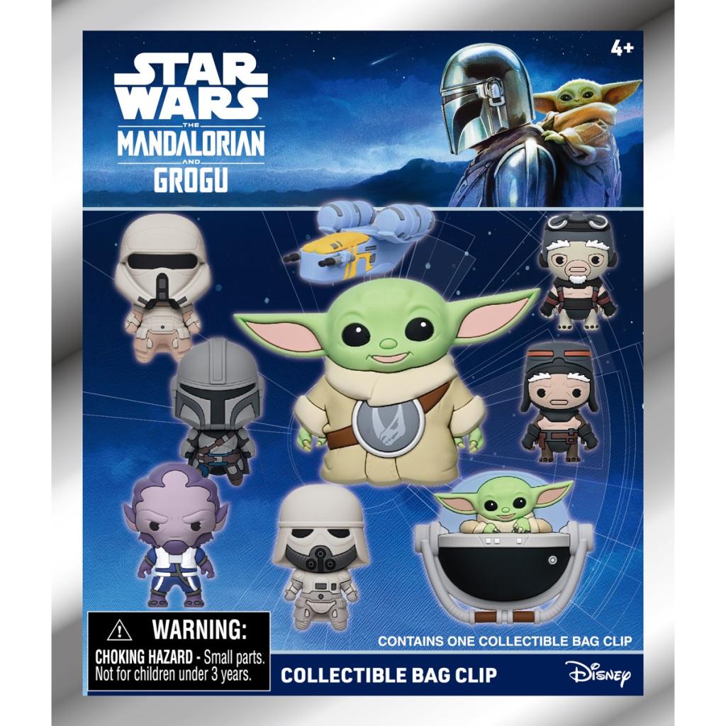MANDALORIAN & GROGU - Series 1 - 3D Foam Bag Clip (Display 24 Pcs) - 3