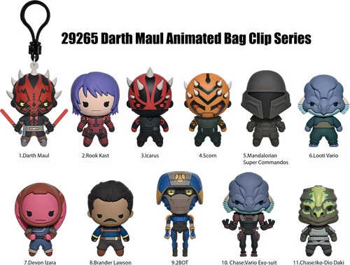 MAUL SHADOW LORD - Series 1 - 3D Foam Bag Clip (Display 24 Pcs) - 2