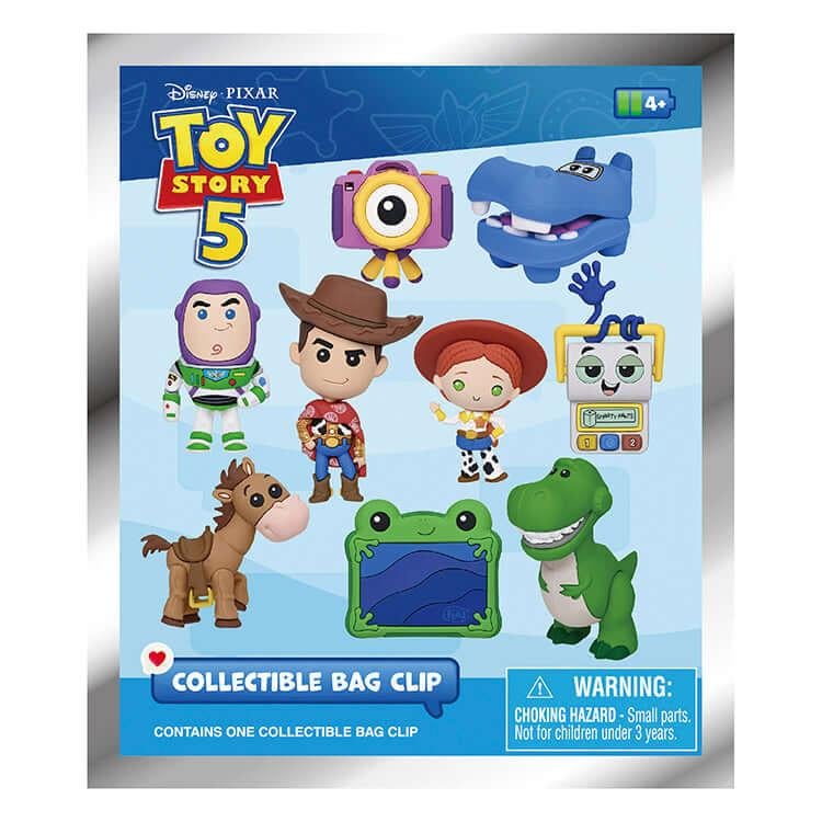 TOY STORY 5 - Series 1 - 3D Foam Bag Clip (Display 24 Pcs) - 3