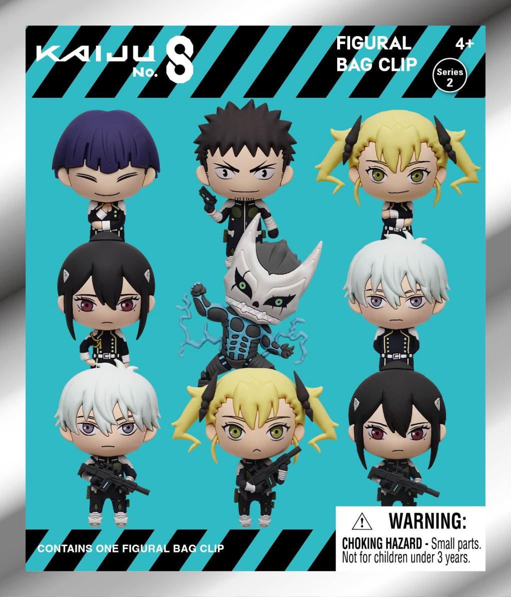 KAIJU NO. 8 - Series 2 - 3D Foam Bag Clip (Display 24 Pcs) - 3