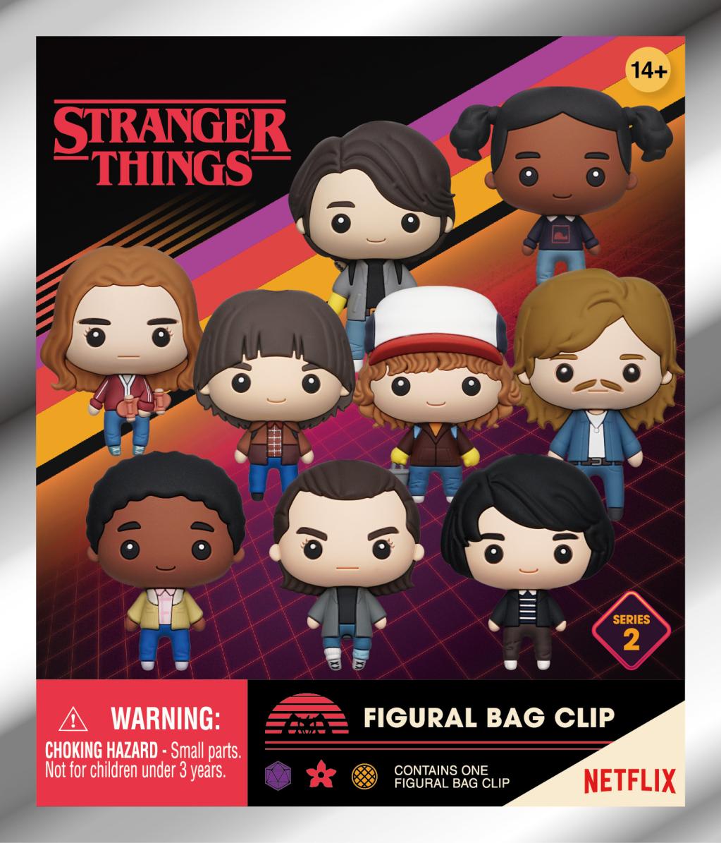 STRANGER THINGS - Series 2 - 3D Foam Bag Clip (Display 24 Pcs) - 3