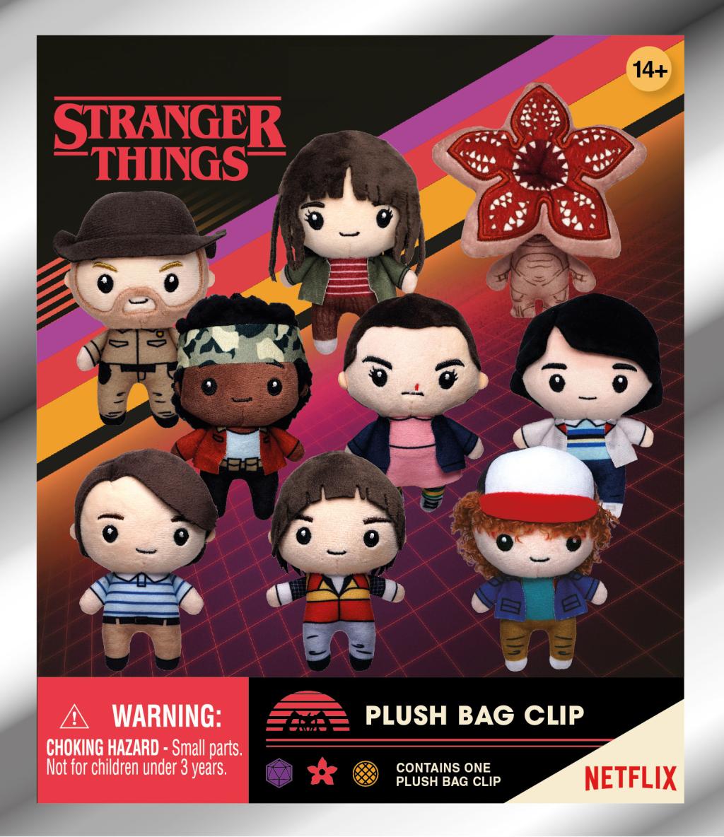 STRANGER THINGS - Plush Bag Clip (Display 24 Pcs) - 3