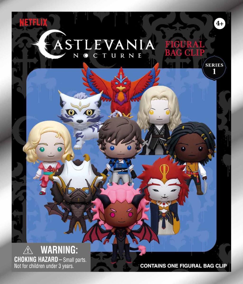 CASTLEVANIA NOCTURNE - Series 1 - 3D Foam Bag Clip (Display 24 Pcs) - 3