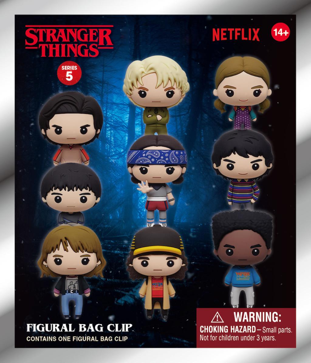 STRANGER THINGS - Series 5 - 3D Foam Bag Clip (Display 24 Pcs) - 2
