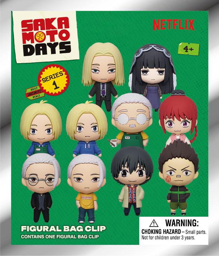SAKAMOTO DAYS - Series 1 - 3D Foam Bag Clip (Display 24 Pcs) - 3